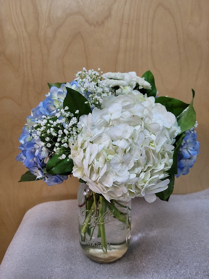 Hydrangea Mason Jar