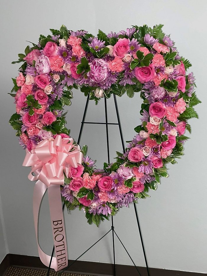 Pink Heart Spray