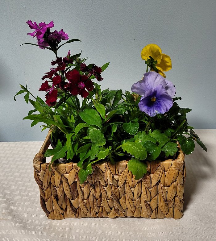 Spring Flower Basket