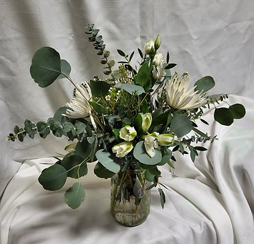 Fragrant Eucalyptus & White Blooms