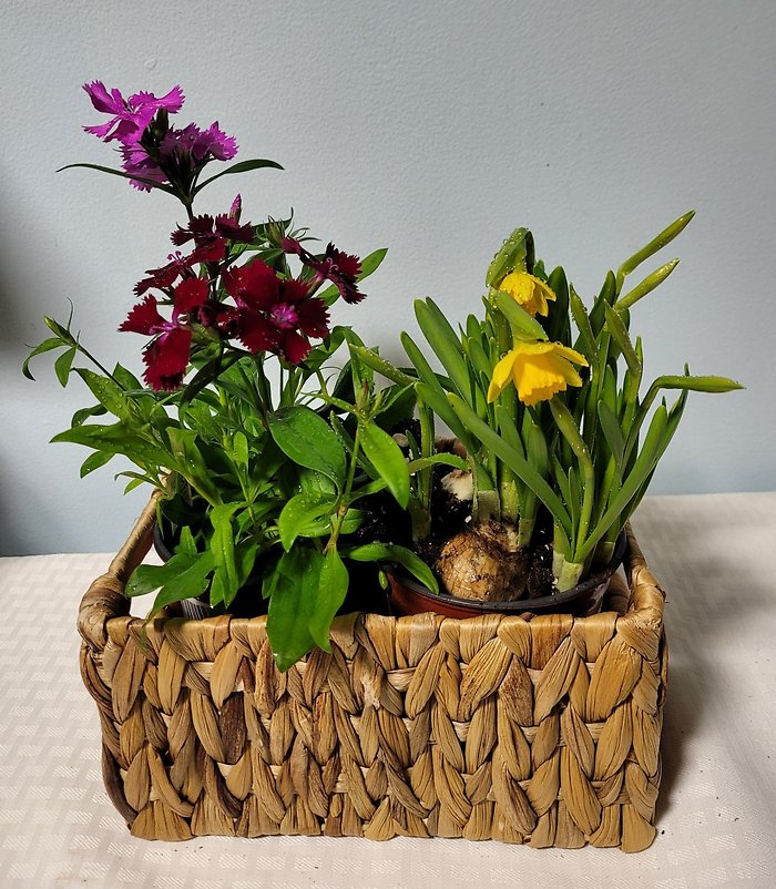 Spring Flower Basket