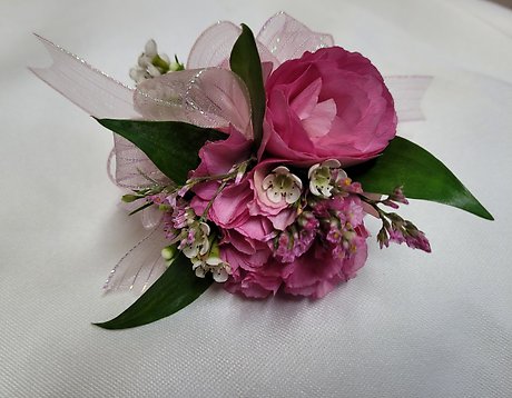 Hydrangea & Ranunculus Corsage