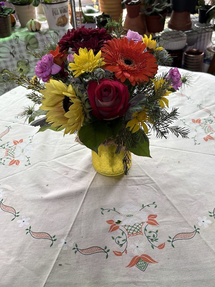 Fall Color Small Vase