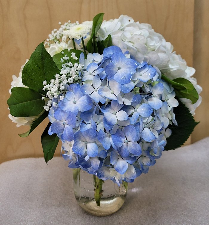 Hydrangea Mason Jar