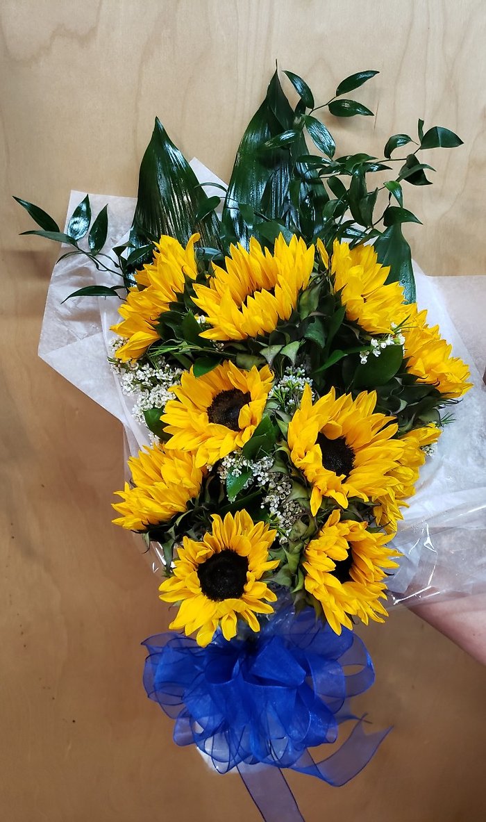 Sunflower Presentation Bouquet
