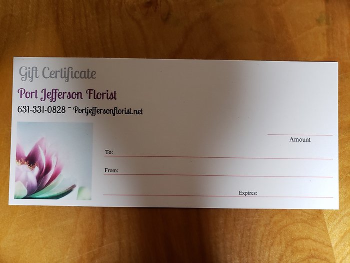 Gift Certificate