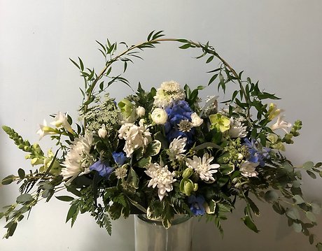 Floral Hoop Centerpiece