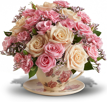 Victorian Teacup Bouquet